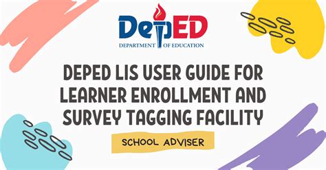 lis deped|deped lis enrollment.